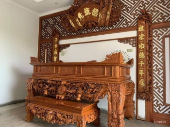 Sập thờ Mai hóa long